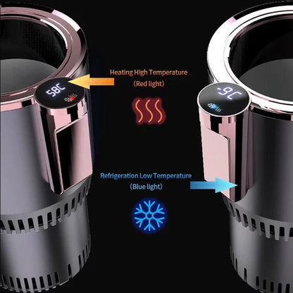 Car hot and cold cup car cup holder fast insulation heating cup