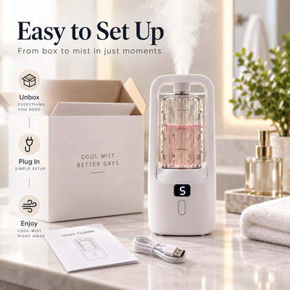 ✨ Automatic Aroma Mist Diffuser – One-Touch Compact Scent Diffuser for Everyday Spaces