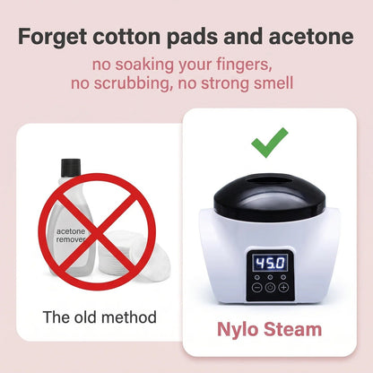 Professional Steam Gel Nail Remover | Digital Display At-Home Steamer