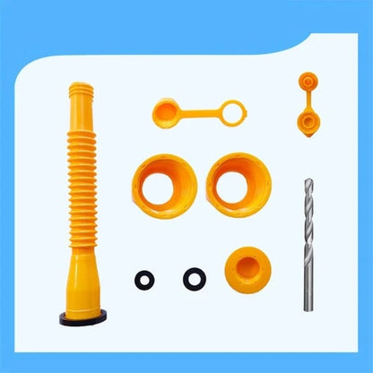 🔥HOT SALE🔥 Universal Gas Can Spout Replacement Kit — Flexible Leak-Proof Nozzle, Fits 1–10 Gal Cans