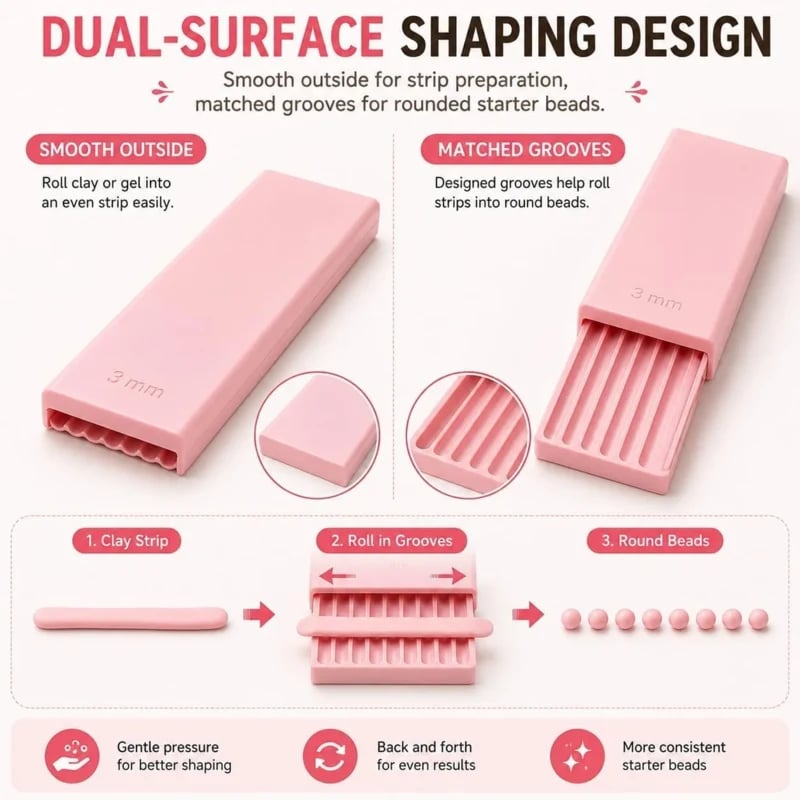 🥳2026 HOT SALE🥳💞50K+ SOLD!🔮✨🎨 3D Printed Clay Ball Maker – Perfect Mini Balls in Seconds ✨