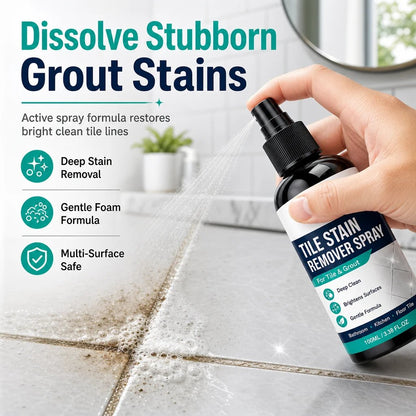 📍 🎯 Grout Cleaning Spray – Easy care of tile grout and stains in damp areas