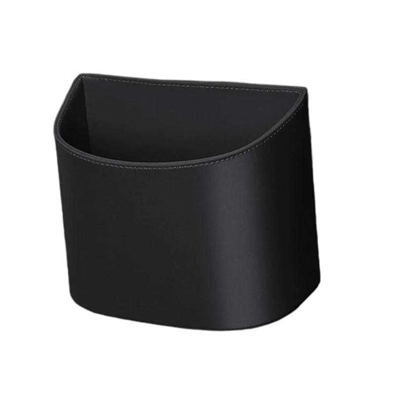 Leather Car Door Cup Holder – Wide‐mouth opening, easy reach for drinks & phone. Clip‐on secure fit. PU leather, tough & stylish. 🛡️✨