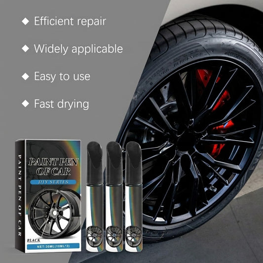 🚗Black Wheel Scratch Repair Pen – Fix Scuffs, Scratches & Paint Chips on Car Rims