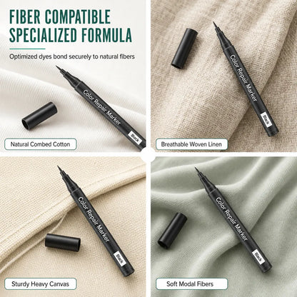 Restore Faded Fabric Instantly! Cotton & Linen Color Repair Pen