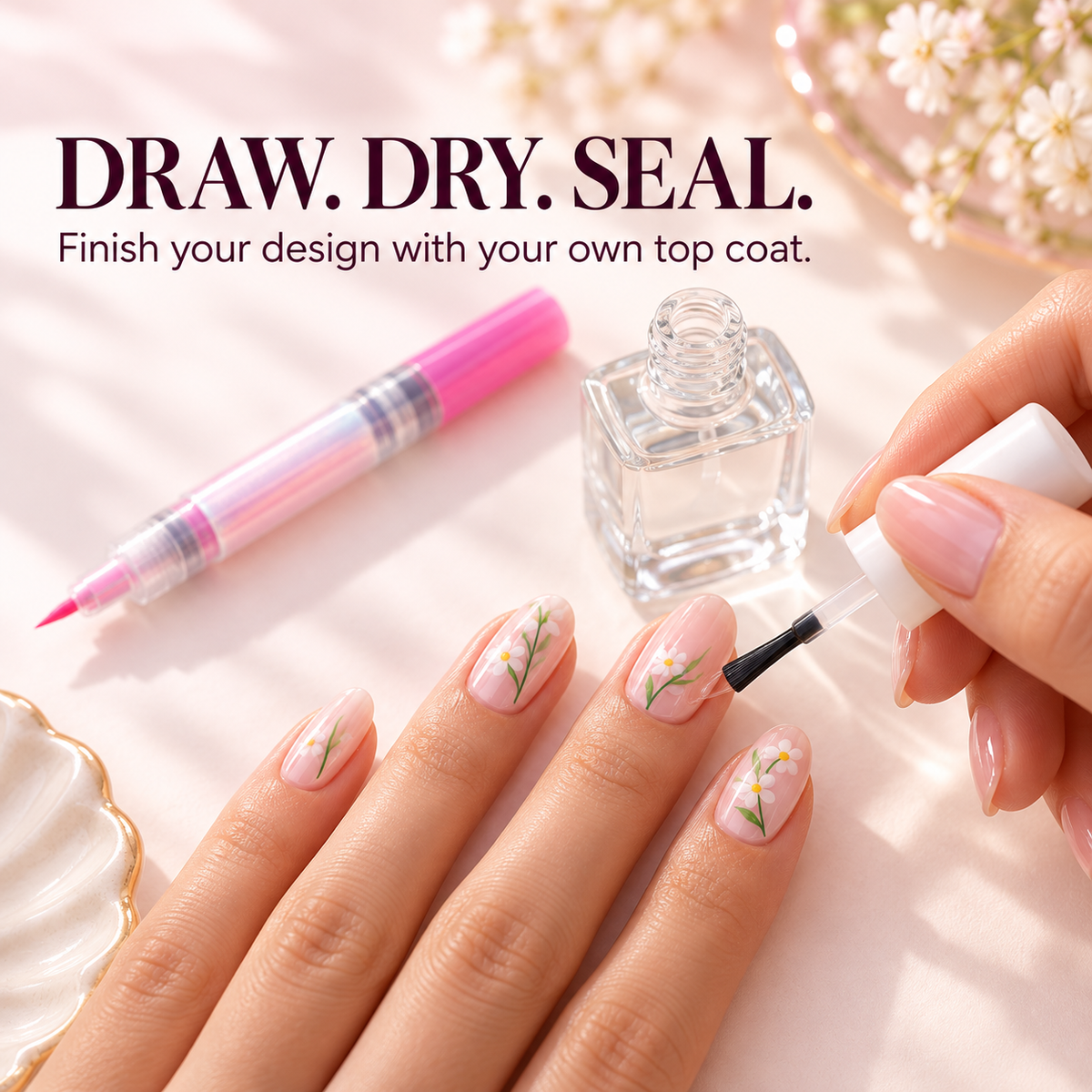 🎨 Nail Art Pens – Color Full Nails & Draw Your Own Designs