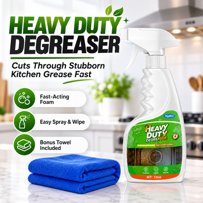 🧽 Heavy Duty Kitchen Degreaser – Spray, Wipe & Cut Through Tough Grease ✨🛒