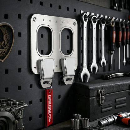 ✈️ Handcrafted Aviation Seatbelt Key Holder