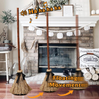 💥Halloween Sale 50% OFF🧙‍♀️🪄Floating Witch's Broom – Haunted Dancing Broom