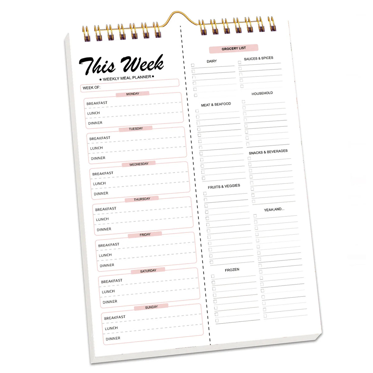Weekly Meal Planner – Simplify Family Meals & Grocery Planning