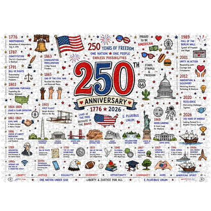 Patriotic America Jigsaw Puzzle 1000 Pieces