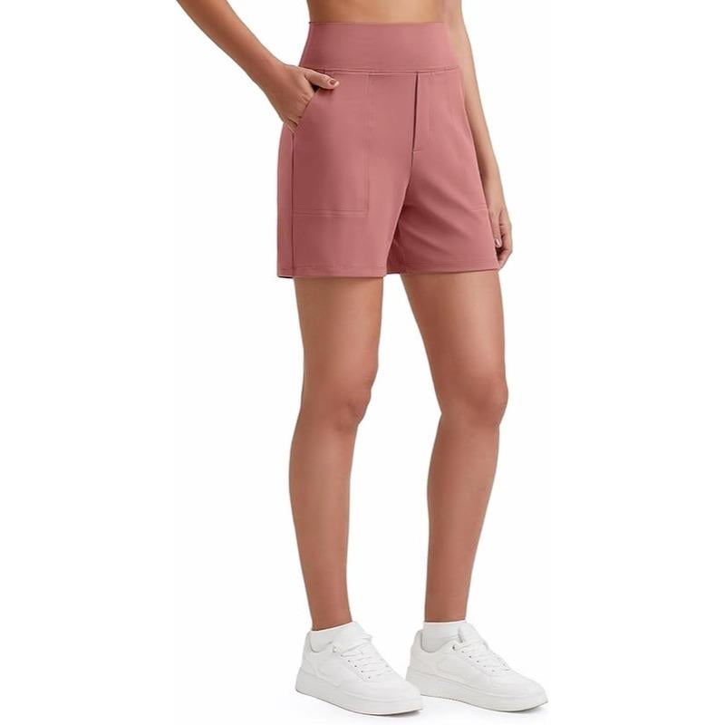 🏋️‍♀️🏃‍♀️Women’s High-Waist Athletic Shorts – Running & Yoga Summer Shorts with Pockets(🔥Buy 2 Get EXTRA  10% OFF)