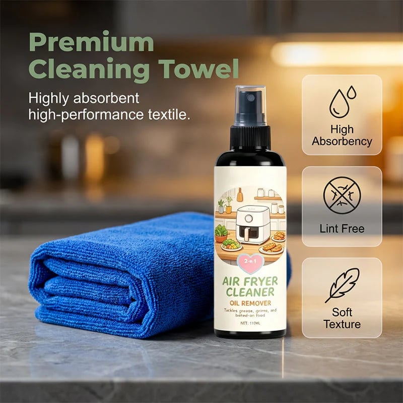 🔥✨2-in-1 Air Fryer Cleaner and Degreaser Spray