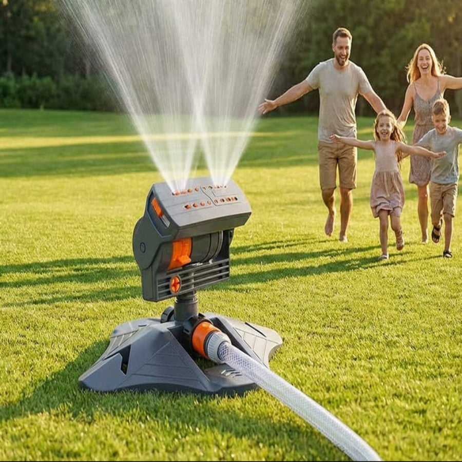 🏡✨Wide Coverage Oscillating Sprinkler 💦 Adjustable Spray Control