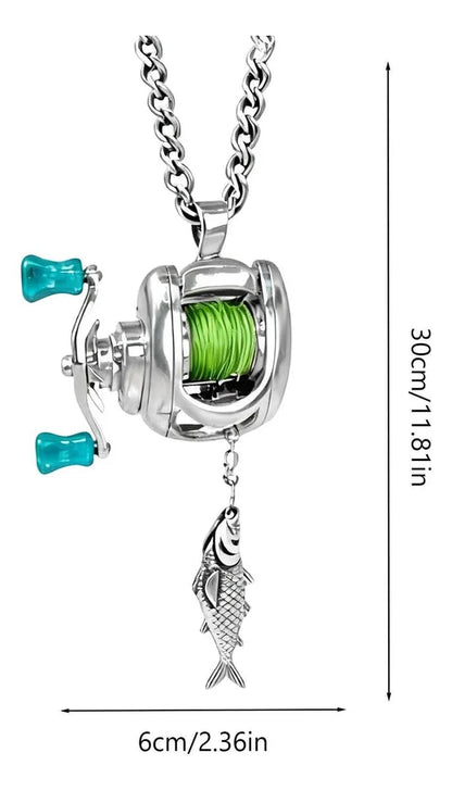 Reel in Style: Miniature Fishing Reel Jewelry Set | A Unique Gift for Anglers