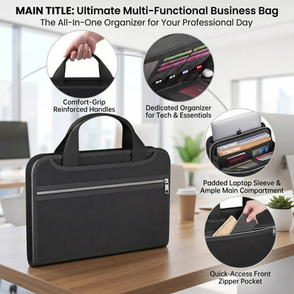 🔥 Fireproof File Folder with Handle