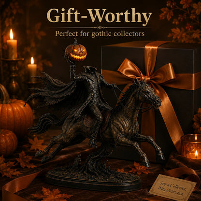 ⏰Limited Stock 60% OFF🎃🏇Midnight Chase Headless Horseman Statue