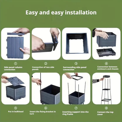🥳2026 HOT SALE🥳💞50K+ SOLD!✨ 💝Garden Raised Bed Planter Boxes with Trellis