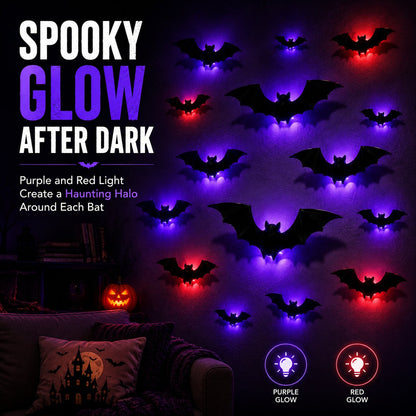🦇 Halloween Sale: 3D LED Flying Bat Wall Decor – Create a Spooky Atmosphere in Minutes