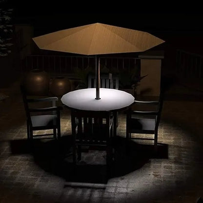 💕Hot sale 49% OFF💡🌙 Magictec 44 LED Patio Umbrella Cordless Lights with 3 Lighting Modes Operated by 4 AA Battery