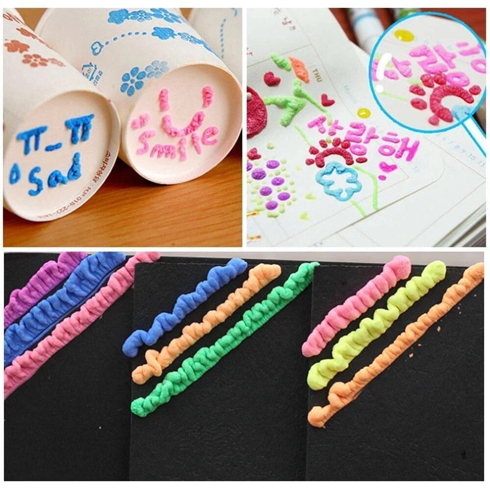 Save 50% by ordering today丨🦘🎁IEY® 3D Relief Art Pen – Turn Flat Drawings Into Touchable 3D Art
