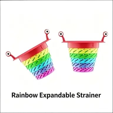 🌈Rainbow Expandable Sink Strainer Basket