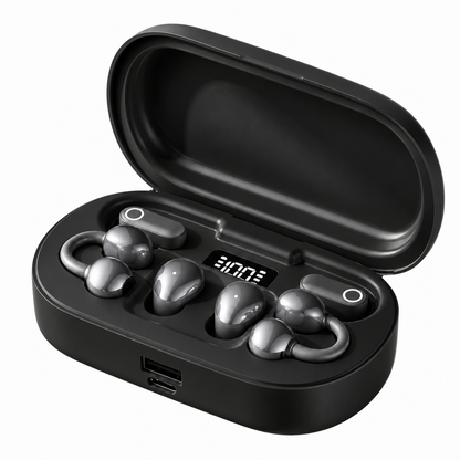 🎧 3-in-1 Smart Slide Wireless Earbuds Set with LED Power Display