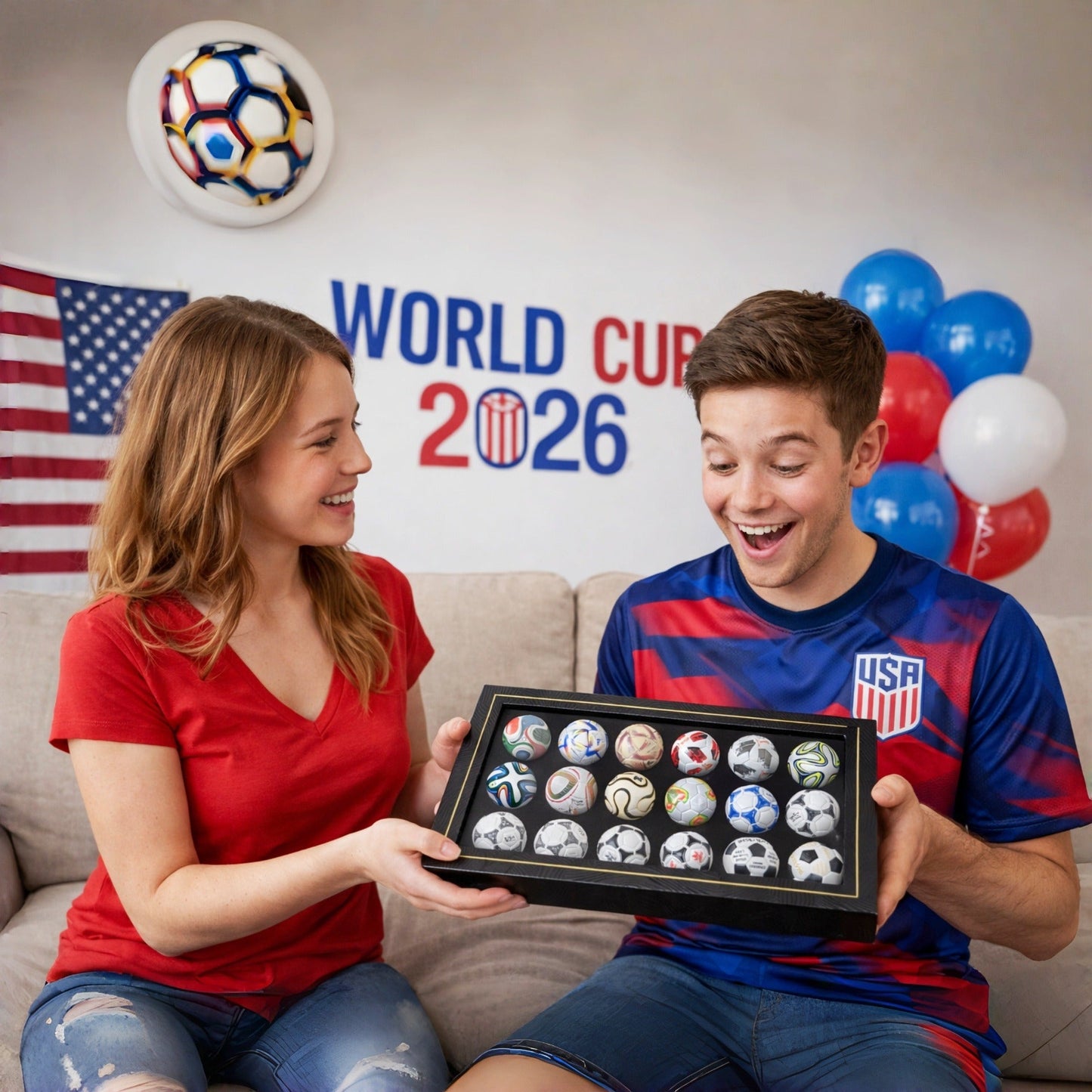 🔥2026 World Cup Sale! Mini Soccer Balls Collection (1970–2026) ⚽ Free Shipping