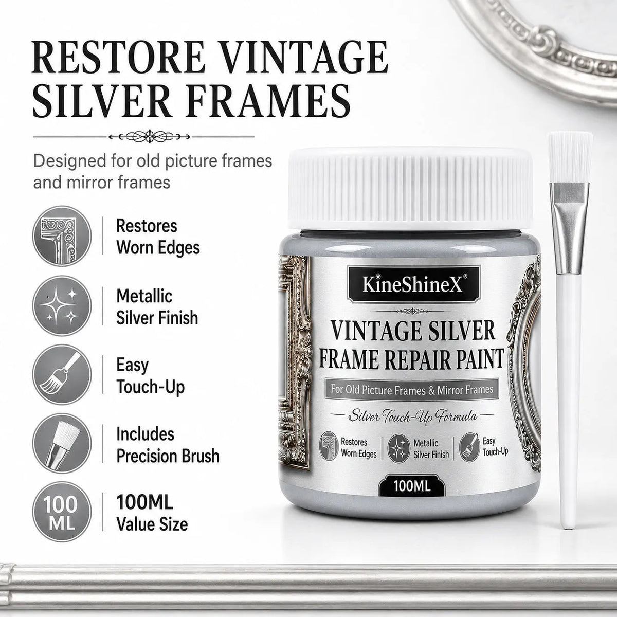 Restore Golden Shine Instantly! Metallic Gold Refinishing Repair Paste