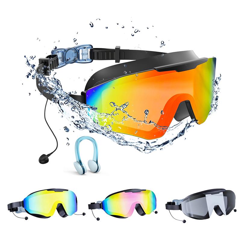 🔥SELLING FAST! ⚡Swim Goggles with Earplugs for Adult Kid 4-12 Men Women