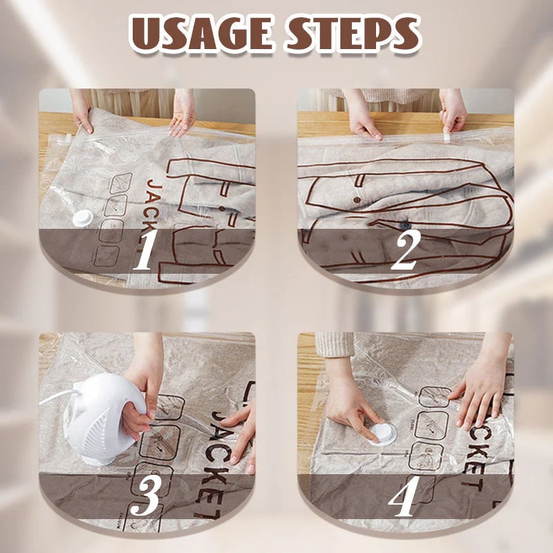 ⏳LAST DAY SALE 49% OFF!!🔥Hanging Vacuum Storage Bags
