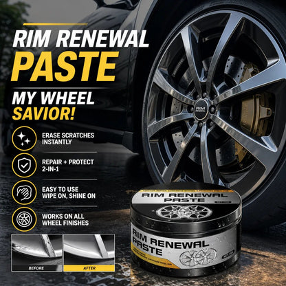 💞50K+ SOLD!✨✨ All-in-One Wheel Restoration Paste – Scratch Removal, Molecular Bonding, Safe for All Alloys 💎