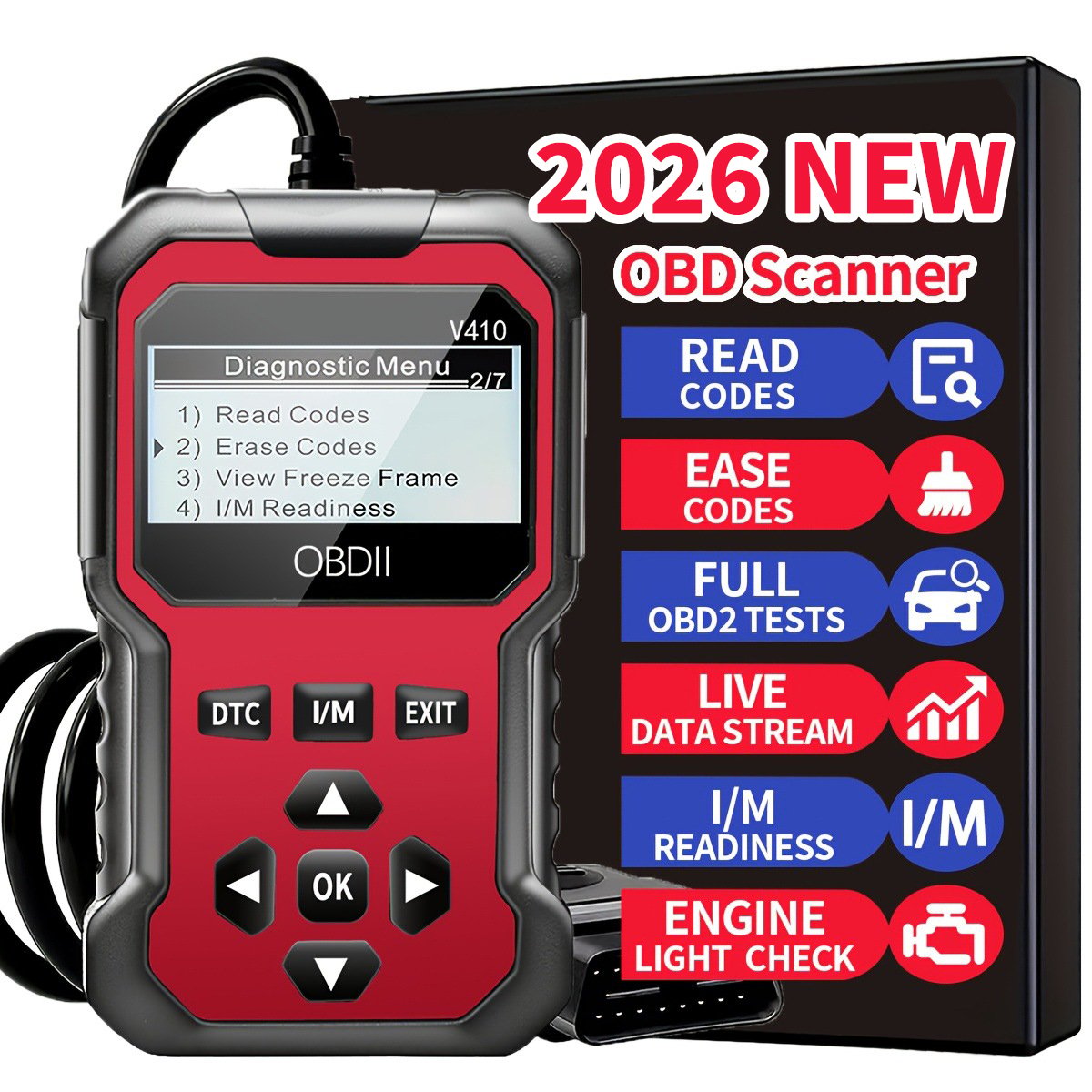 🚘OBD2 Advanced Diagnostic Tool Professional Engine Code Reader🛡️