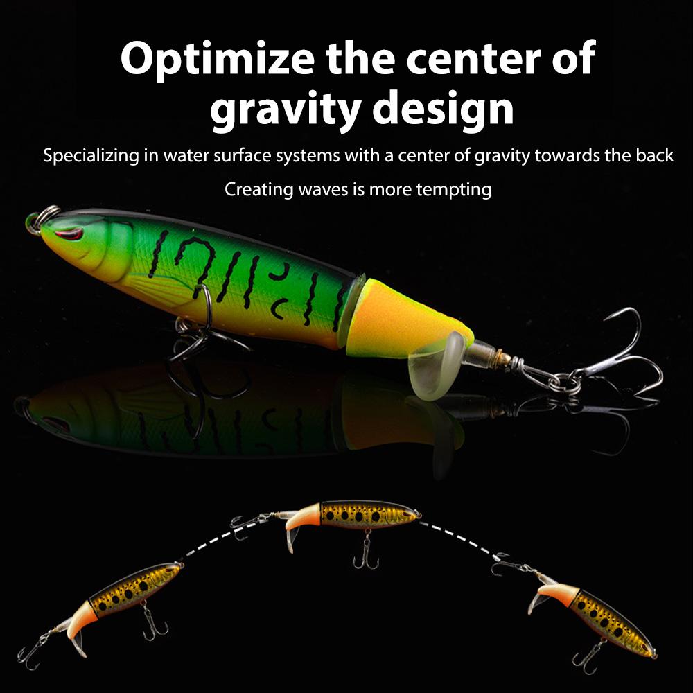 5-Pack 13cm  Artificial Fishing Lure – Perfect Casting Weight for Bass & Pike
