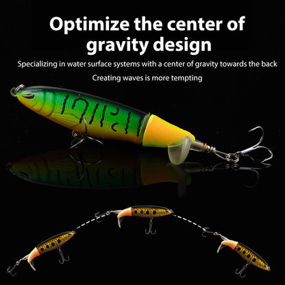 5-Pack 13cm  Artificial Fishing Lure – Perfect Casting Weight for Bass & Pike