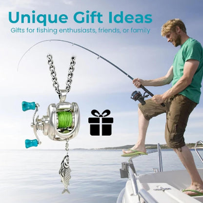 Reel in Style: Miniature Fishing Reel Jewelry Set | A Unique Gift for Anglers