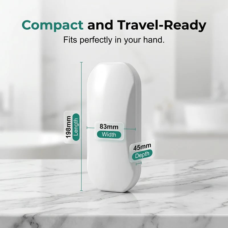 Portable Pet Hair & Crumb Remover Brush