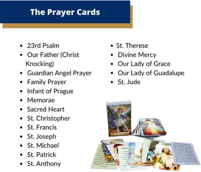 🙏Catholic Faux Leather Holy Card Holder – Pocket Prayer Card Organizer with Snap Closure🎁