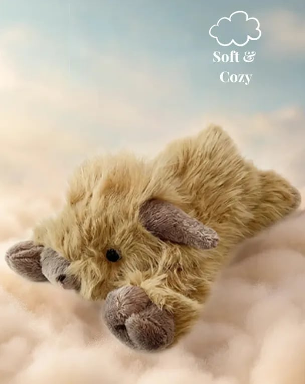 🎉🎁🎁Cute Cartoon Highland Cow Cuddly Toy