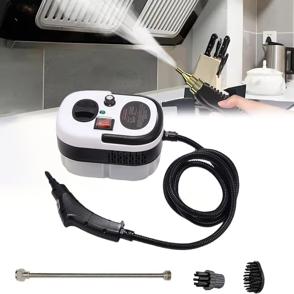2500W High Temperature Pressure Steam Cleaner for Home Kitchen Portable Handheld Cleaning Machine for Car Auto