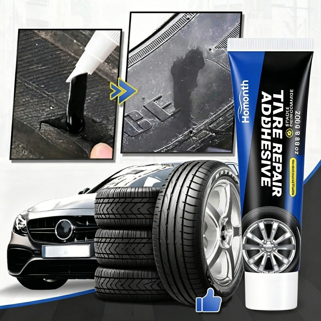 Weather-Resistant Waterproof Flexible Tire Repair Adhesive