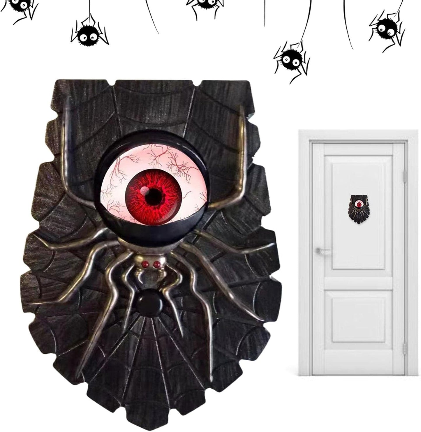 🔥 Halloween Early Discount 50% OFF🎃Halloween Spider One Eyed Doorbell