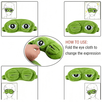 🔥LAST DAY 50% OFF🐸 3D Cute Frog Sleep Mask