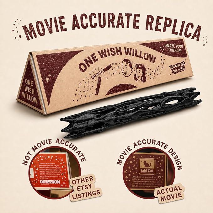 🔥One Wish Willow - Fun Magic Wish Stick Novelty Gag Gift