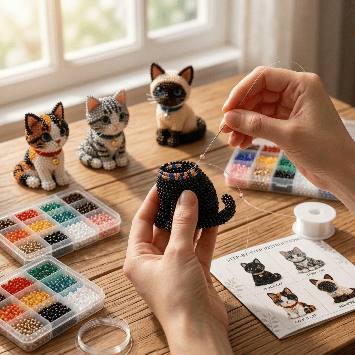 🔥3D Beaded Animal Craft Kit