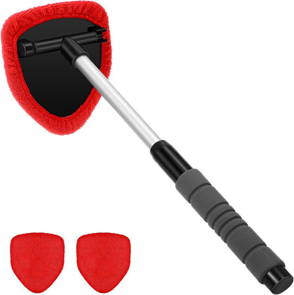 ⏰Final 3 Hours  : Only $6.6 Each!-Microfiber Car Windshield Cleaning Tool with Extendable Handle