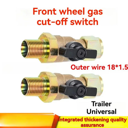 ⛟ Heavy-Duty Brass Air Brake Cut Off Shut Off Valve with 3 Optional Styles for Semi Trucks & Trailers