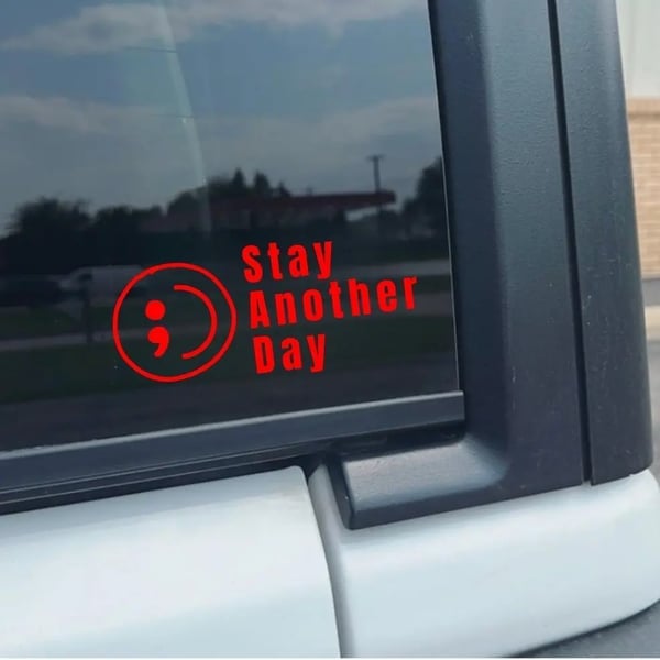 🔥LAST DAY 50% OFF - 🎗️Share Pack❤️ SAD Mental Health Awareness Car Decal (Set of 3)