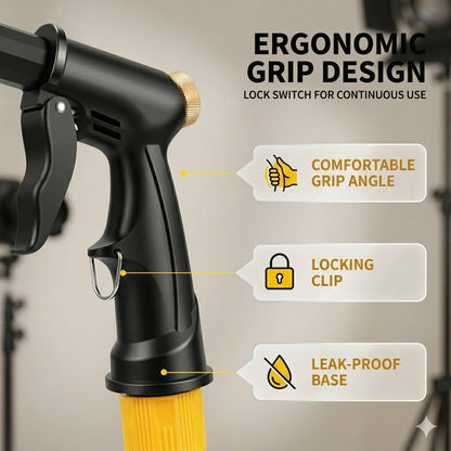 🔥[Father's Day Gift] Portable High-Pressure Spray Gun, Adjustable Hose Nozzle