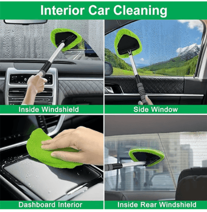 ⏰Final 3 Hours  : Only $6.6 Each!-Microfiber Car Windshield Cleaning Tool with Extendable Handle